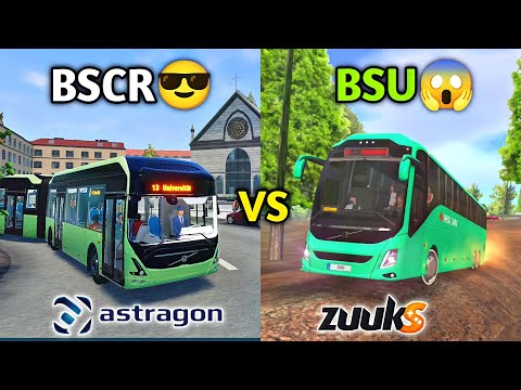 🚚Best Comparison Between Bus Simulator City Ride with Bus Simulator Ultimate 🏕 | Bus Gameplay