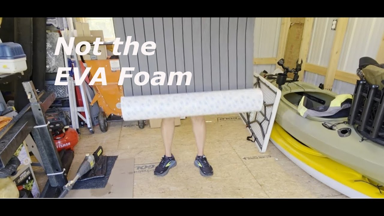 Installing EVA foam in my tiny boat, the Pond Prowler 10 from Bass Pro Shop.