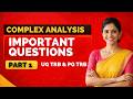 Ugtrb Maths / FREE Classes / Complex analysis / Question Paper with Answers / important mcq
