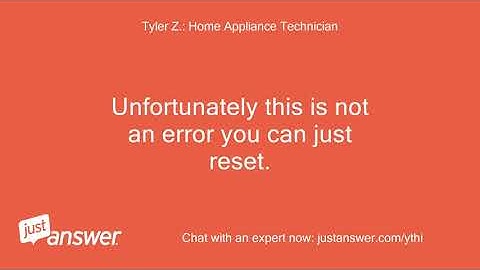Error code E005 communication error, and nothing works on my