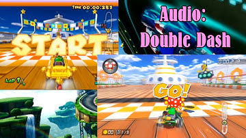 Daisy Cruiser - Mario Kart 8 Deluxe VS. Mario Kart Double Dash (Graphical & Audio Comparison)