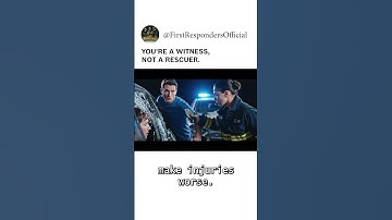 Why "rescuing" a victim from a car crash can be a fatal mistake.