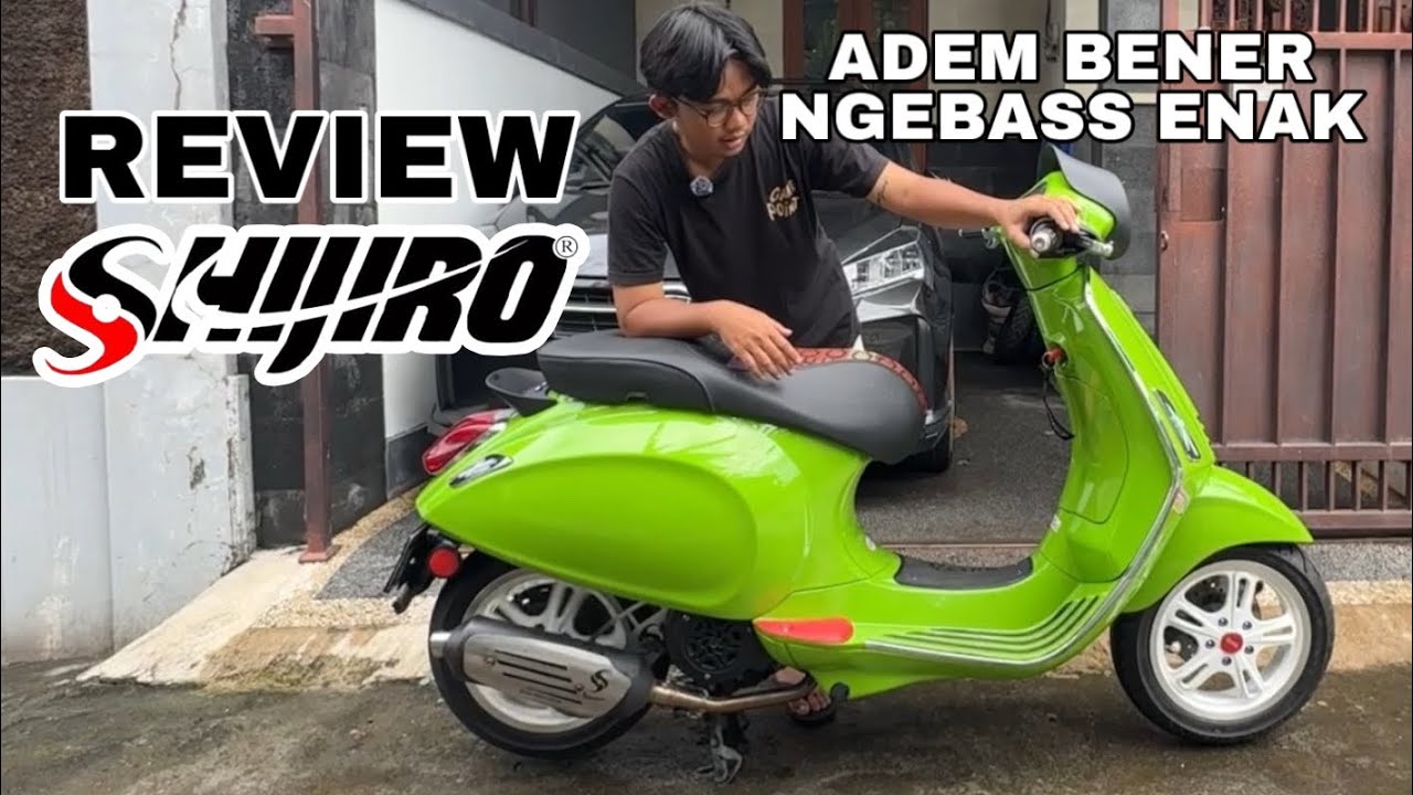 REVIEW KNALPOT SHIJIRO STANDAR RACING SE DI VESPA PRIMAVERA