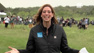 The Weather Channel: Best of Monday's total solar eclipse in Fredericksburg, Texas