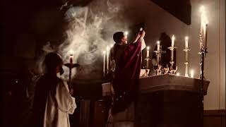 Catholic Ambience | Incense and Flickering Candles | Gregorian Chant