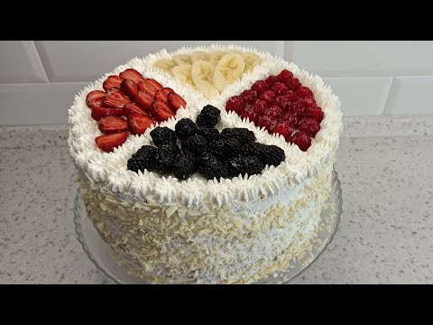 Meyveli tort.  Фруктовый торт.  Fruit cake