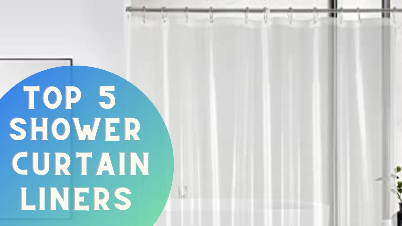 Best Shower Curtain Liners on amazon 2022 । Top 5 shower curtain liners