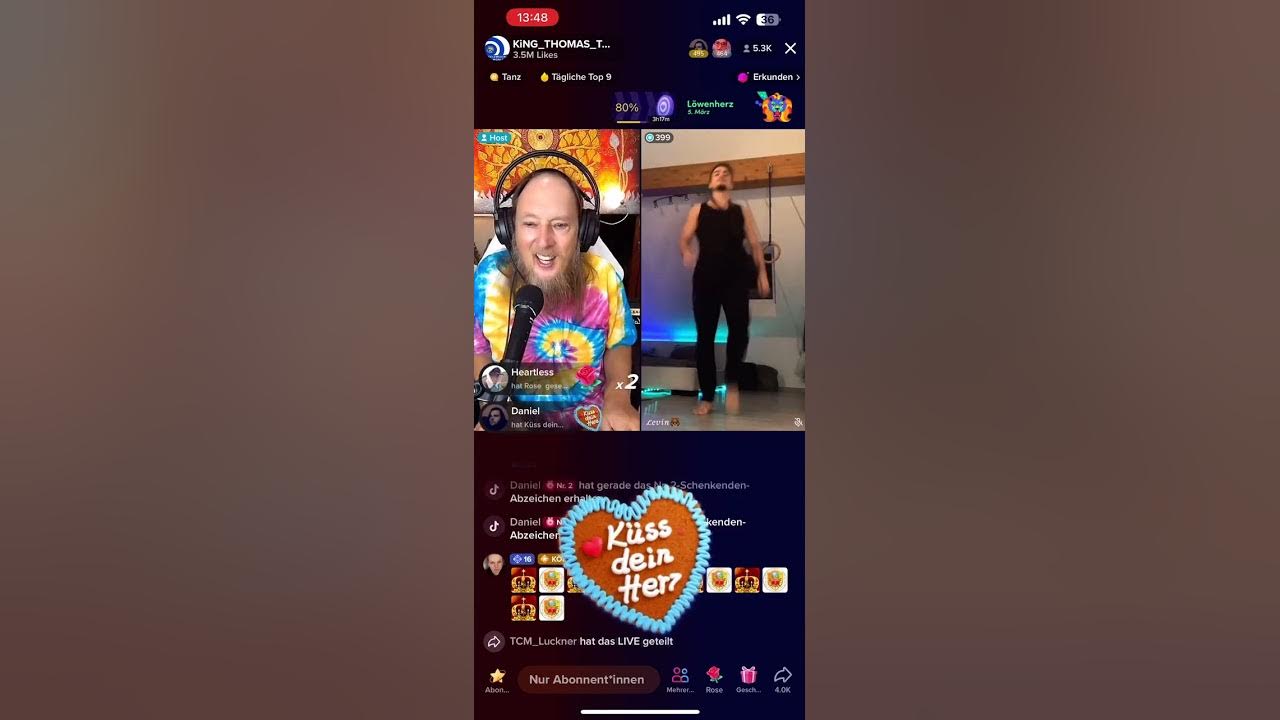 König Thomas singt „ Ich küsse dein Herz “ YouTube