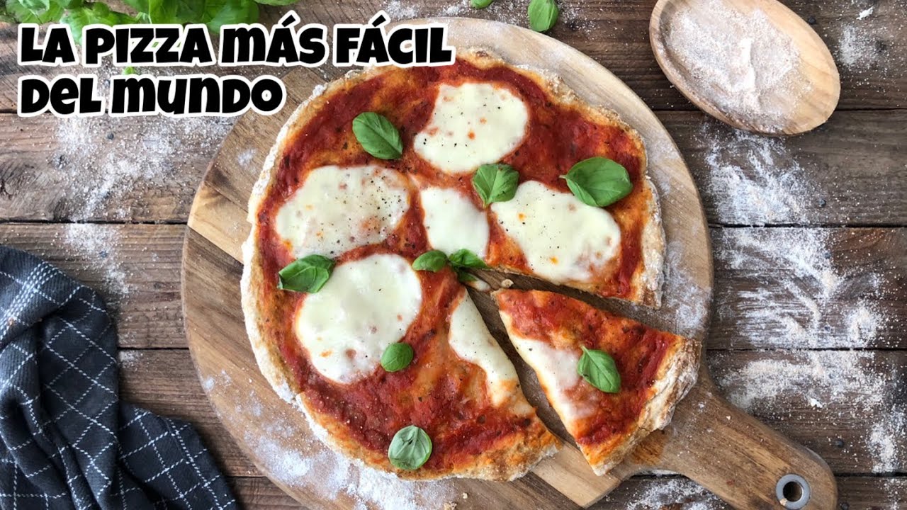 La pizza ¡MÁS FÁCIL Y RÁPIDA DEL MUNDO!