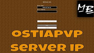 Minecraft OstiaPvP Server IP Address