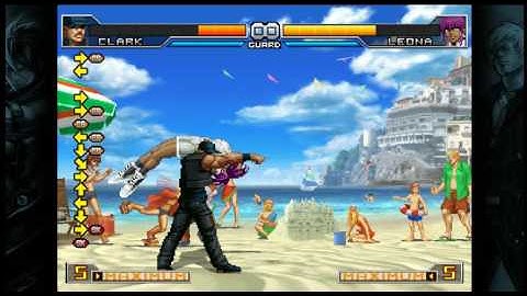 Kof 2002 Um Clark Combo