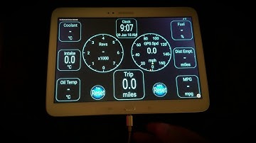 Digital Gauges using Torque Pro app