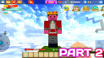 How to make techno blade statue in skyblock part 2 (BLOCKMAN GO)