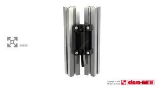 CFSW. - Hinges with built-in safety multiple switch  - Types of assembly