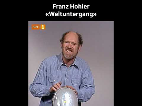 Denkpause 13.Mai 1983 mit Franz Hohlers «Weltuntergang»