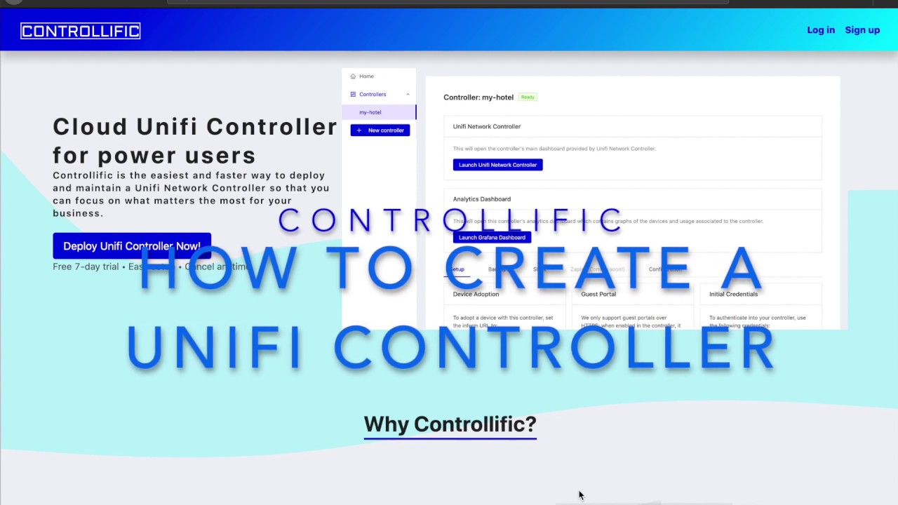 How to create a Unifi Controller on the cloud using Controllific.com ...