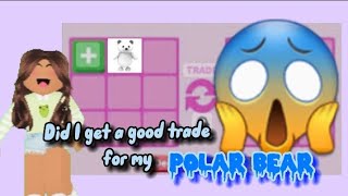 What is a Polar Bear WORTH...did I get a good trade? |SweetxTarts| Roblox|