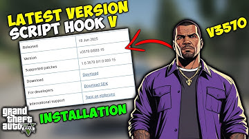 How to Install Latest Script Hook V in GTA 5 (2025 Version v3570) | 100% Working Method