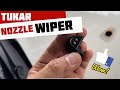 Cara buka pasang nozzle wiper kereta nozzle patah air tersumbat baik pulih benda rosak tutorial