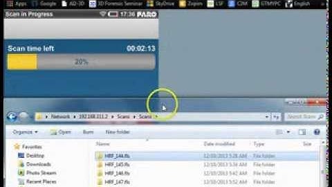 Remote Download of Scans for FARO Focus 3D