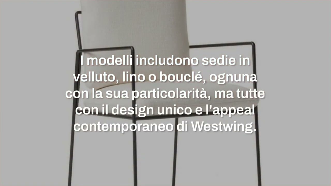 Il fascino delle sedie di design Westwing: comode sedute imbottite in sconto fino al 7 Aprile 2024