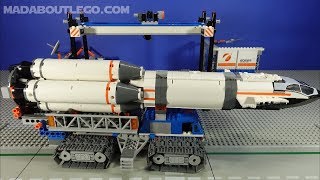træt Lade være med Kurv LEGO City Space Rocket Assembly &Transport 60229. - YouTube