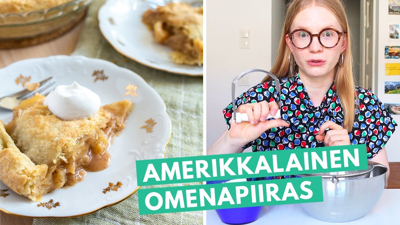 AMERIKKALAINEN OMENAPIIRAKKA | vegaaninen resepti - YouTube