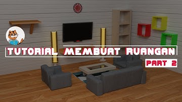 Cara / Tutorial Membuat Ruangan 3D Menggunakan Aplikasi Blender PART 2