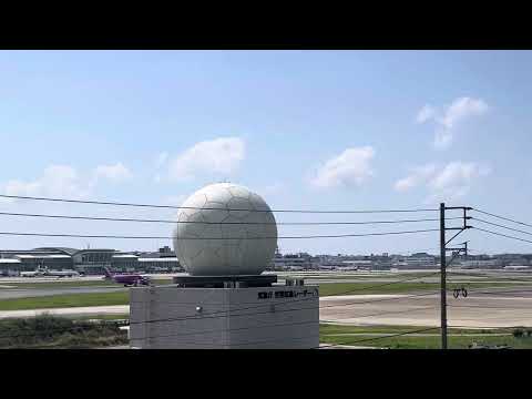 【福岡空港が一望】牧のうどん横の展望台で飛行機ウォッチング!離陸シーンを激写✈️🐤