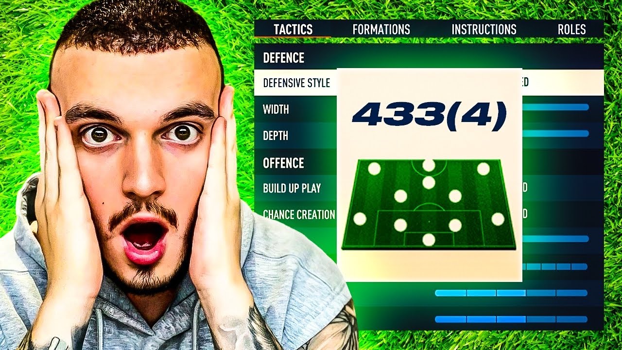 This 433(4) is INSANE 🤯 Best FC24 Pro 20-0 Custom Tactics and Tips 🔥