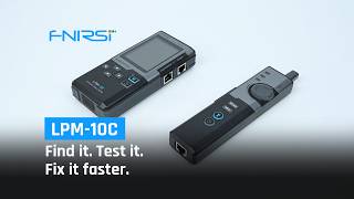 FNIRSI LPM-10C Cable Tester Setup Guide | IP Scan, Ping Test & Network Diagnostics Walkthrough