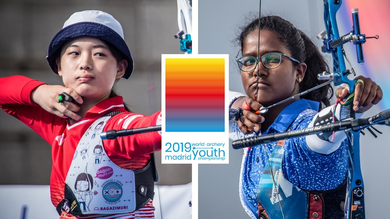 Sonoda Waka v Bari Komalika recurve cadet women gold World Archery Youth Championships 2019