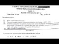 Class-6 Maths (Real Paper) Annual Exam 2026 Question Paper Session Ending PM SHRI KV Term2