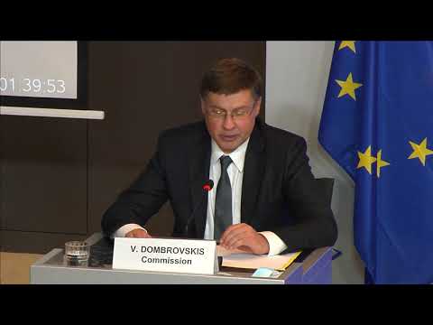 EU ECOFIN Council meets in "mood of cautious optimism": Dombrovskis