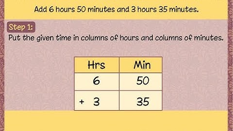 Class-4 Maths Ch-14 Ex.14(C) Adding Time