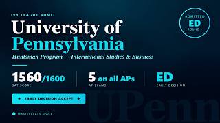 UPenn Admit | Ivy League Admit | Know How Masterclass Space Helped Ashish