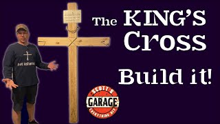 Build a realistic, authentic looking Roman CROSS similar to Jesus' cross. DIY cedar wood build