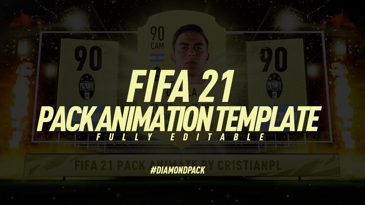 FIFA 21 PACK ANIMATION TEMPLATE GFX - FULLY EDITABLE - YouTube