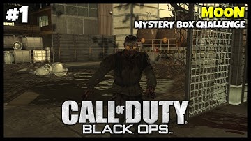 Juggernaut & Revive On 1st Round! || Mystery Box Challenge! || Black Ops Zombies (Moon) #1