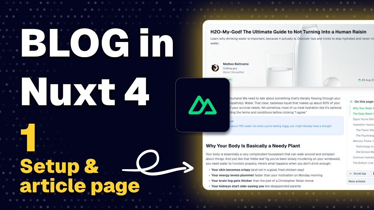 Nuxt Content + Nuxt 4: create a blog to make your readers addicted ...
