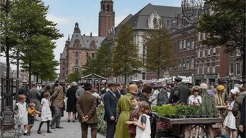 Stunning restored & colorized photos of old Rotterdam before WW-II brought to life (1880 to 1940)