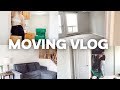MOVING VLOG #3: unpacking, settling in, moving day + getting organized