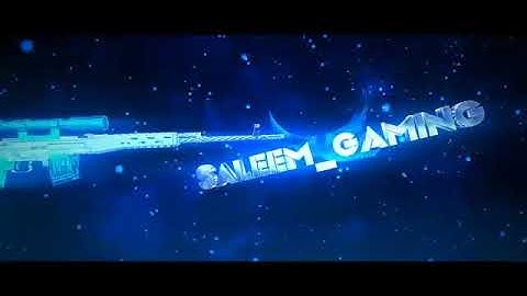 new 3d trending saleem gaming intro ( panzoid) #intro #free fire