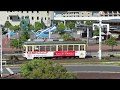 とさでん交通桟橋線800形 高知駅前停留場到着 Tosaden Kōtsū Type 800 Tramcar