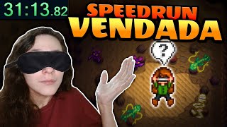 Dá pra fazer uma speedrun SEM VER A TELA?