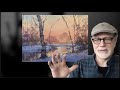 Advancing with Watercolor:&quot; Dawn on the Muddy River&quot; Painting from Memory