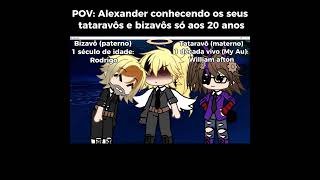 POV: Alexander conhecendo os seus tataravôs e bizavôs só aos 20 anos #gacha #memes #myau #fnaf