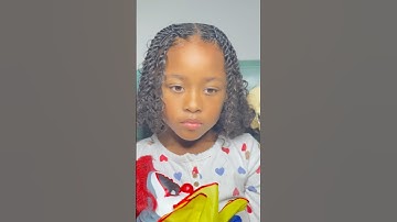 Invisible Locs 🎈 #blackhairstyles #locstyles #locs #kidsprotectivestyles #invisiblelocs