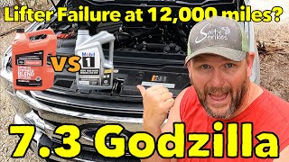 7.3 Godzilla lifter failure at 12,000 miles... HATERS gonna HATE! Super Duty Oil Change.