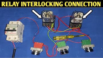 RELAY INTERLOCKING CONNECTION! HOW TO PROVIDE INTERLOCKING IN STARTER